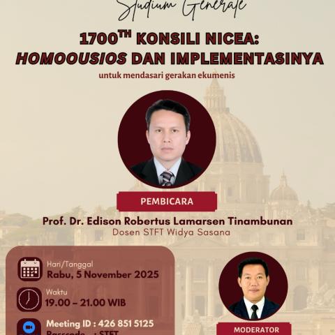 Studium Generale "1700𝙏𝙃 𝙆𝙊𝙉𝙎𝙄𝙇𝙄 𝙉𝙄𝘾𝙀𝘼: 𝙃𝙊𝙈𝙊𝙊𝙐𝙎𝙄𝙊𝙎 𝘿𝘼𝙉 𝙄𝙈𝙋𝙇𝙀𝙈𝙀𝙉𝙏𝘼𝙎𝙄𝙉𝙔𝘼"